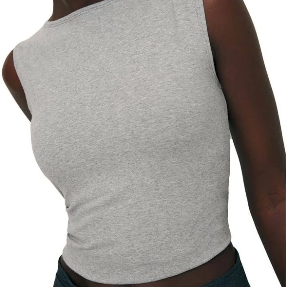 Reformation Light Gray Tank Top